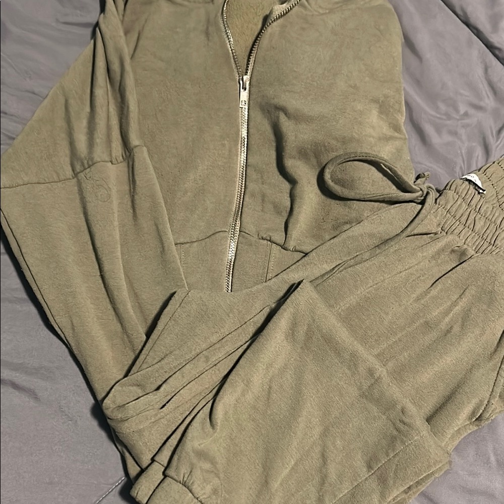 Olive Green Women's Jumpsuit